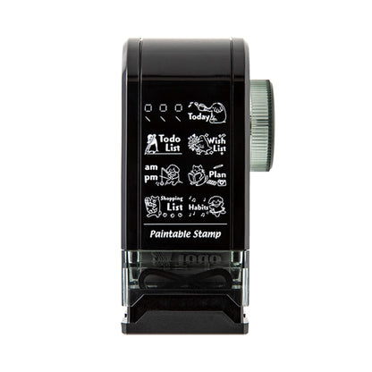 Midori Paintable Rotating Stamp Dial - List [Roterande stämpel]