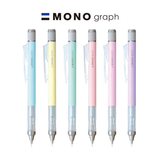 Tombow MONO Graph Mechanical Pencil Pastel Color Barrel Series 0.5mm