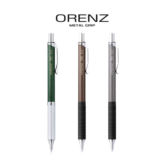 Pentel Orenz Mechanical Pencil Metal Grip Type 0.2mm