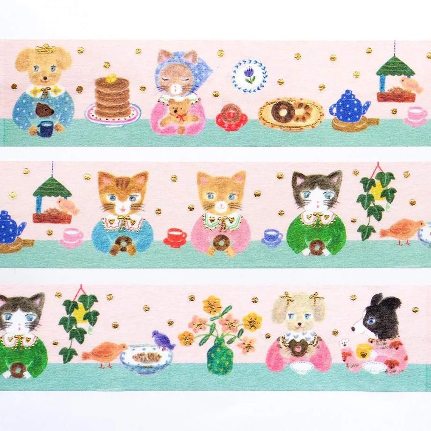 Cozyca Foil Washi Tape - Snack Time