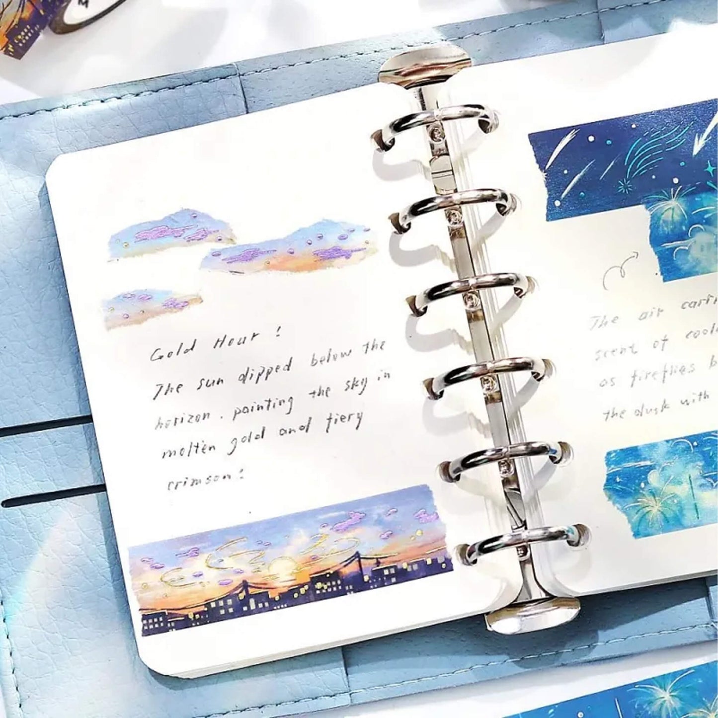 BGM Foil Washi Tape Sky Picture Book - Sunset [Washi Tejp]