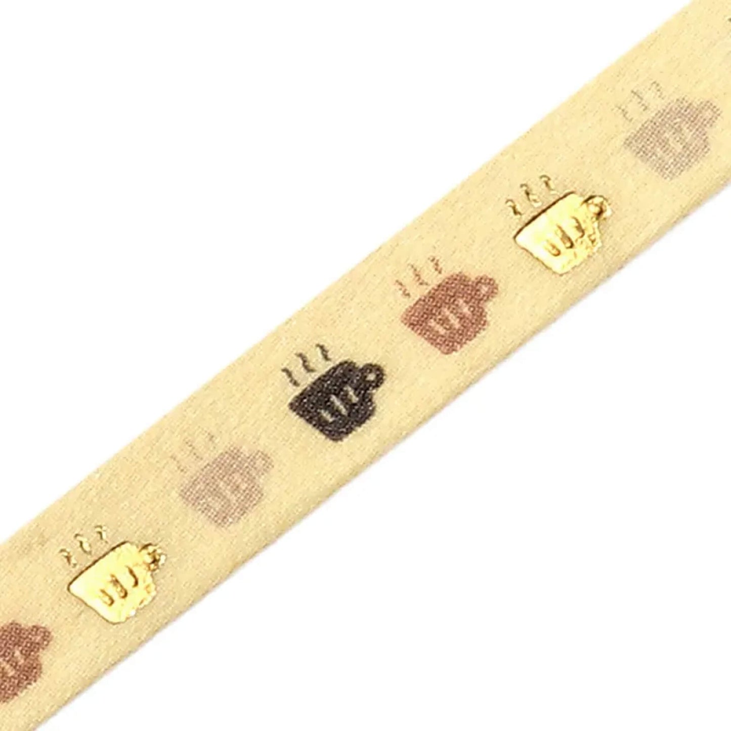 BGM Foil Stamping Washi Tape Slim - Tea Time [Washi Tejp]