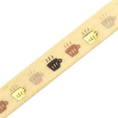 BGM Foil Stamping Washi Tape Slim - Tea Time [Washi Tejp]