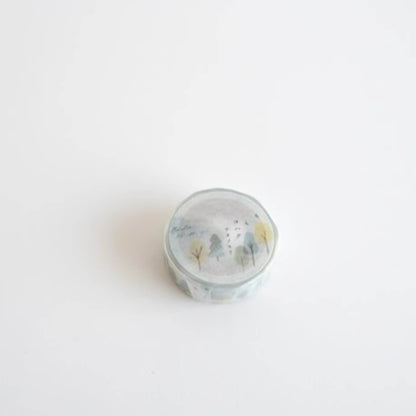 Yohaku Washi Tape Y-167 Green Forest