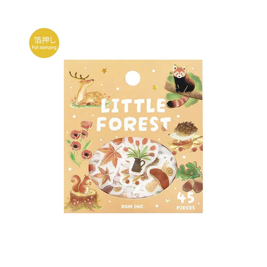 BGM Flake Sticker Little Forest - Yellow