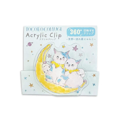 Active Corporation × Tocoro Comugi 2-Way Acrylic Clip Stand - Star - Clips