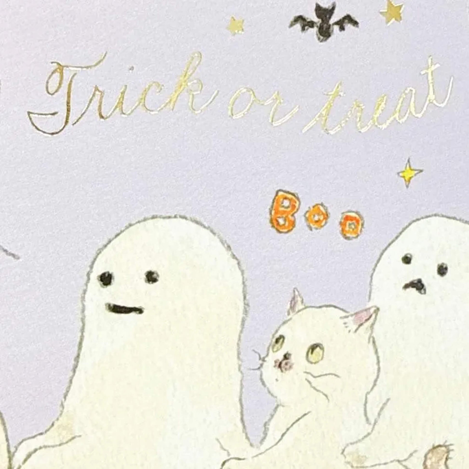 Active Corporation × Tocoro Comugi Halloween Postcard Ghost - Postcards