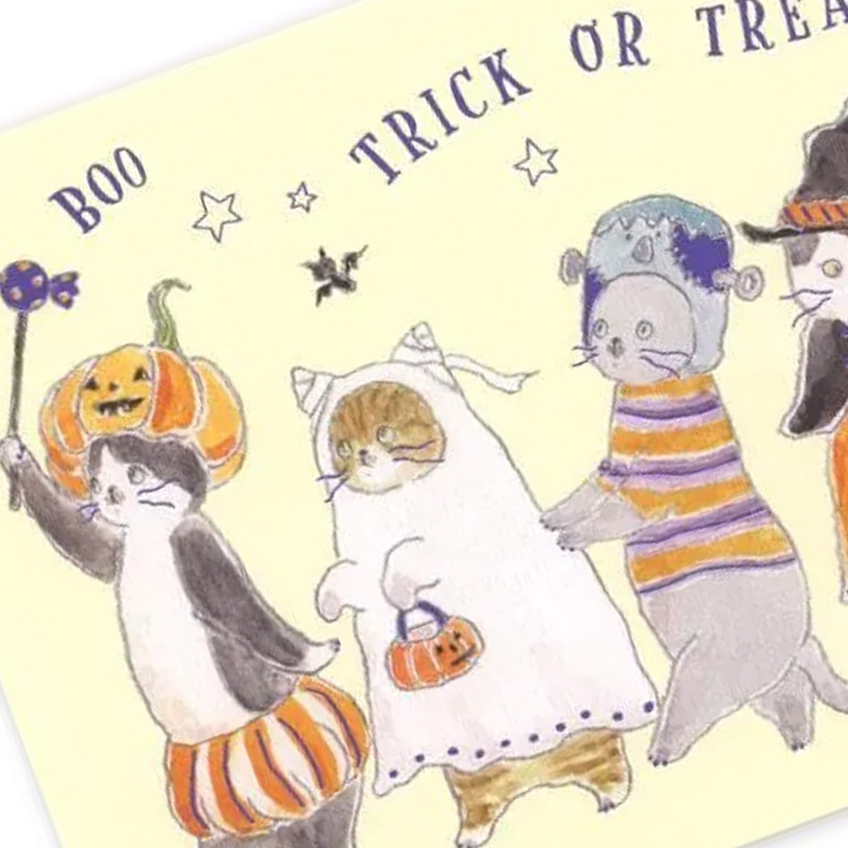 Active Corporation × Tocoro Comugi Halloween Postcard - Parade - Postcards