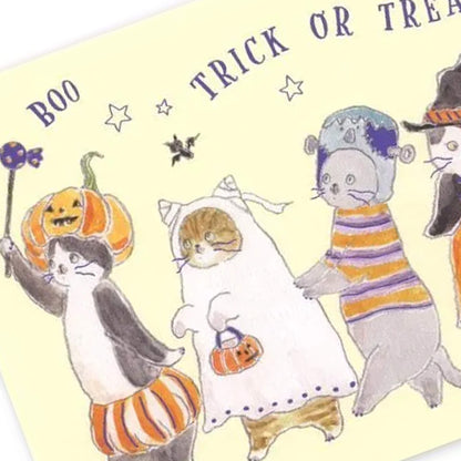 Active Corporation × Tocoro Comugi Halloween Postcard - Parade - Postcards