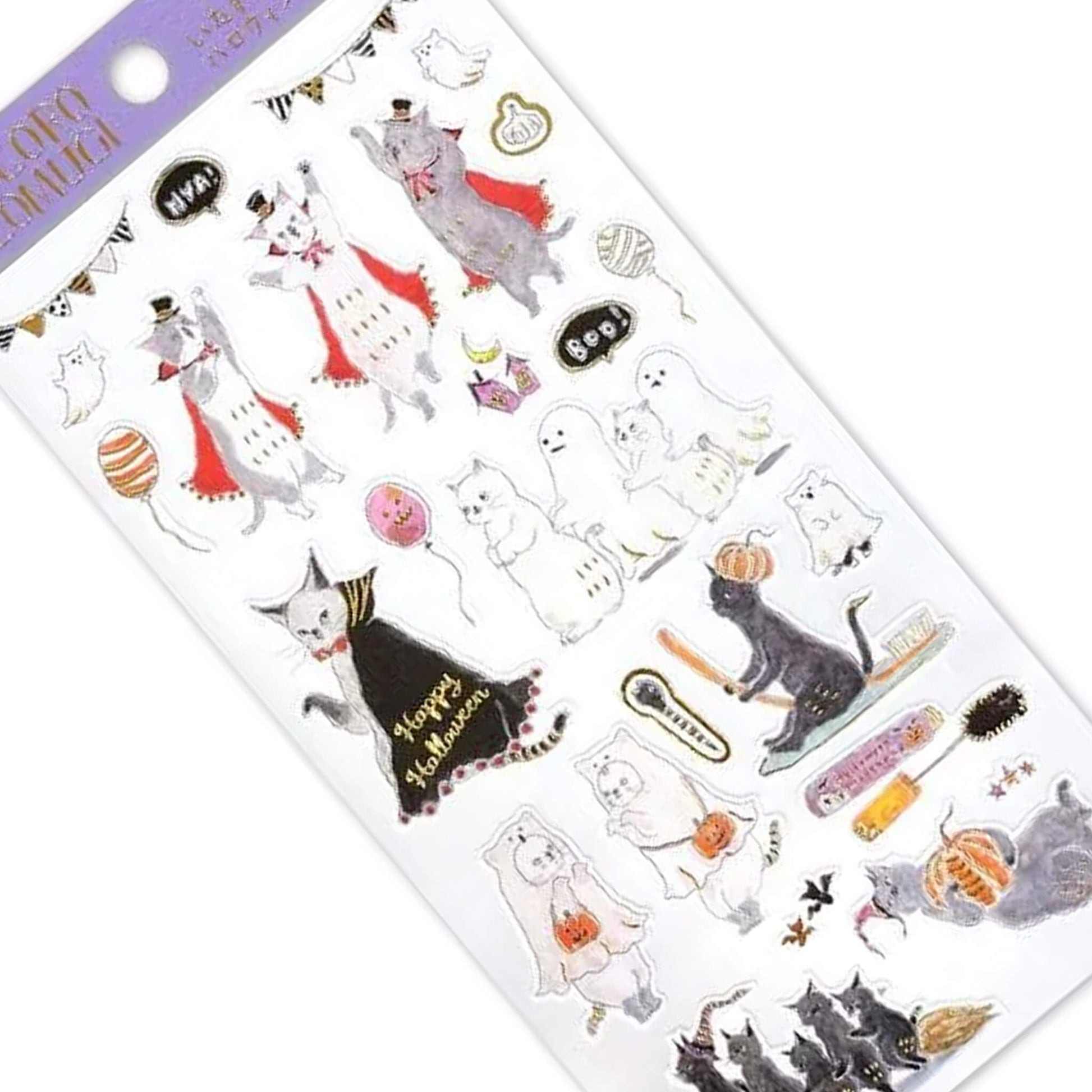 Active Corporation × Tocoro Comugi Halloween Sticker Ghost - Sticker Sheets