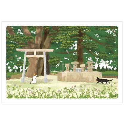 Active Corporation × Toshinori Mori Tabineko Summer Postcard - The Meeting Place - Postcards