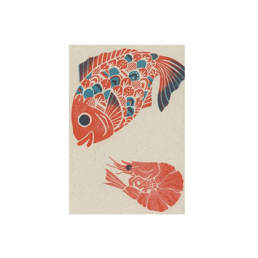 Active Corporation × Umeya / Mori Kanae Retro Printing Postcard - Ebitai - Postcards