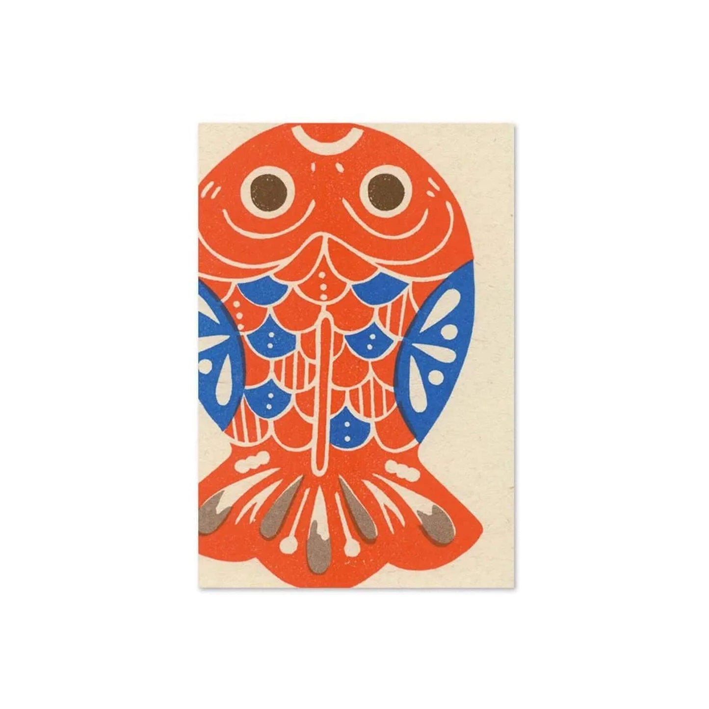 Active Corporation × Umeya / Mori Kanae Retro Printing Postcard - Kingyo - Postcards