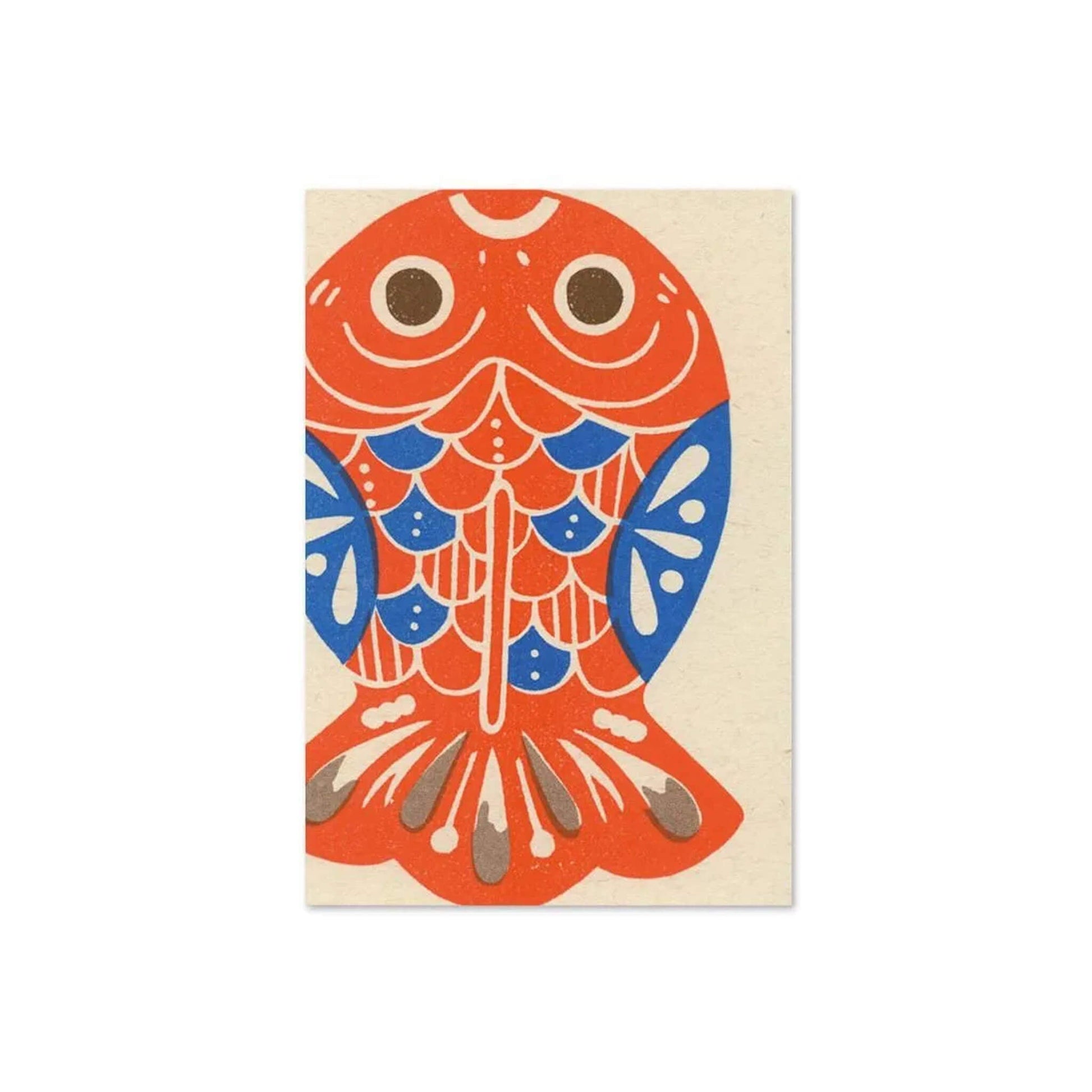 Active Corporation × Umeya / Mori Kanae Retro Printing Postcard - Kingyo - Postcards