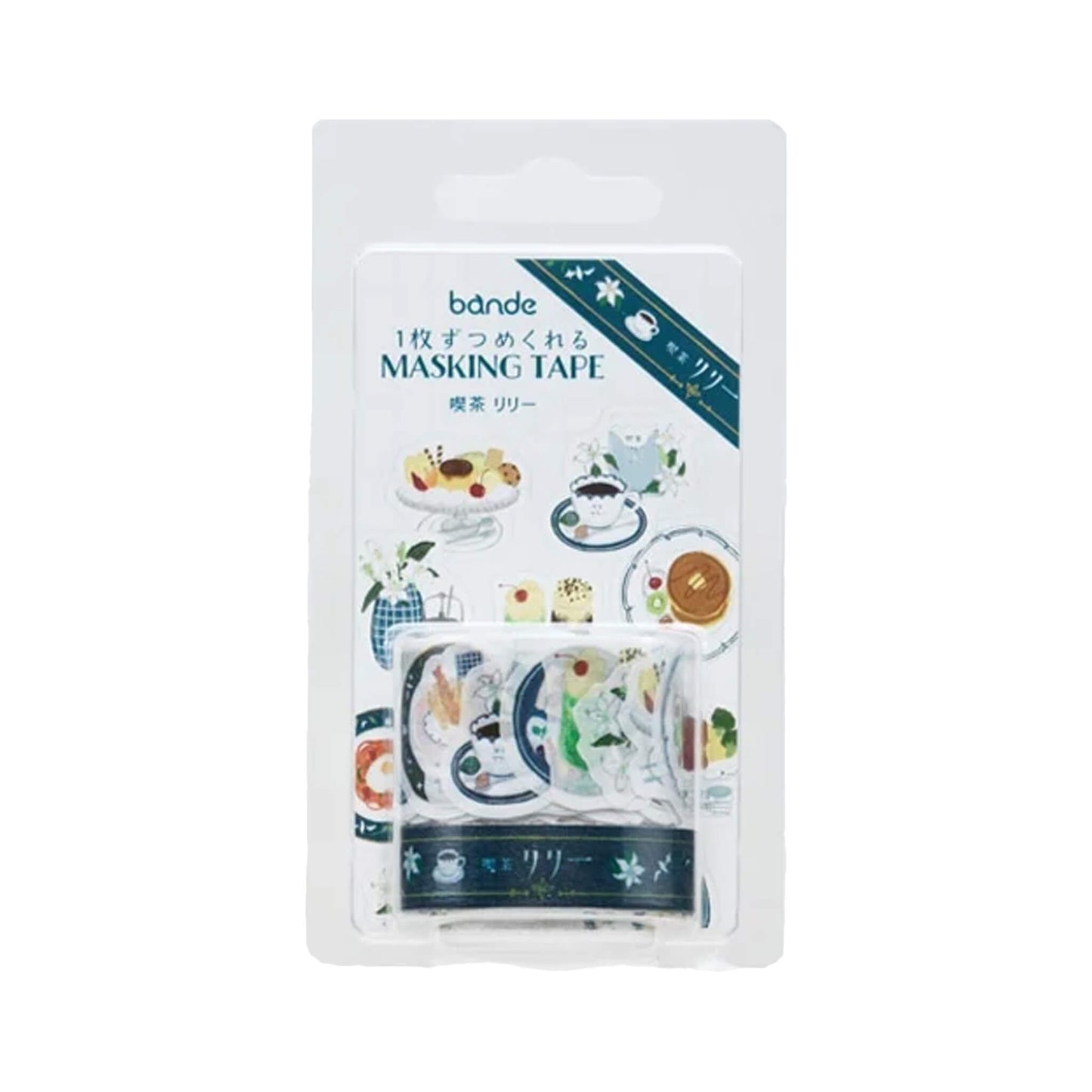 Bande Washi Roll Sticker - Café Lily - Roll Stickers