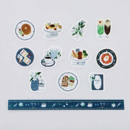 Bande Washi Roll Sticker - Café Lily - Roll Stickers