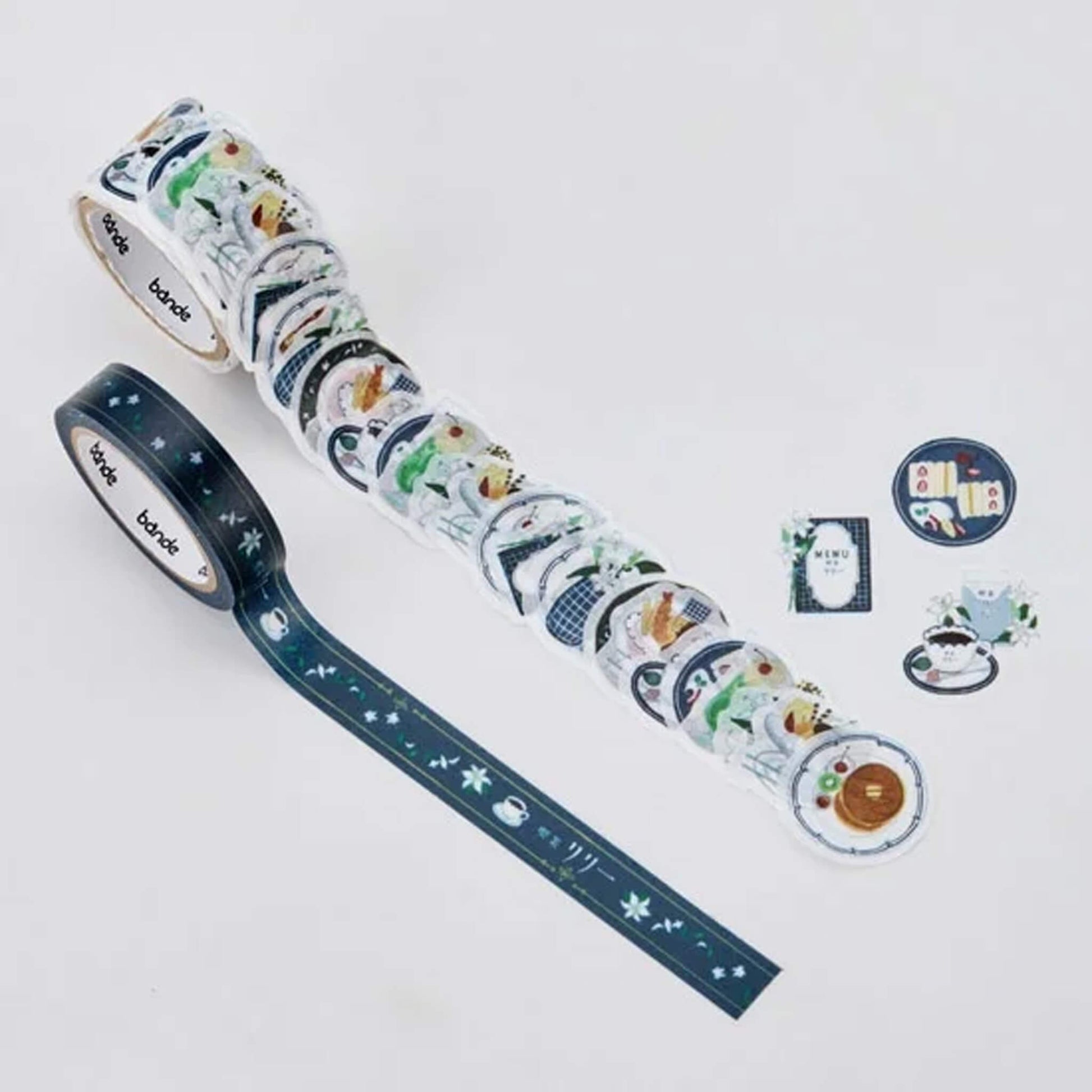 Bande Washi Roll Sticker - Café Lily - Roll Stickers