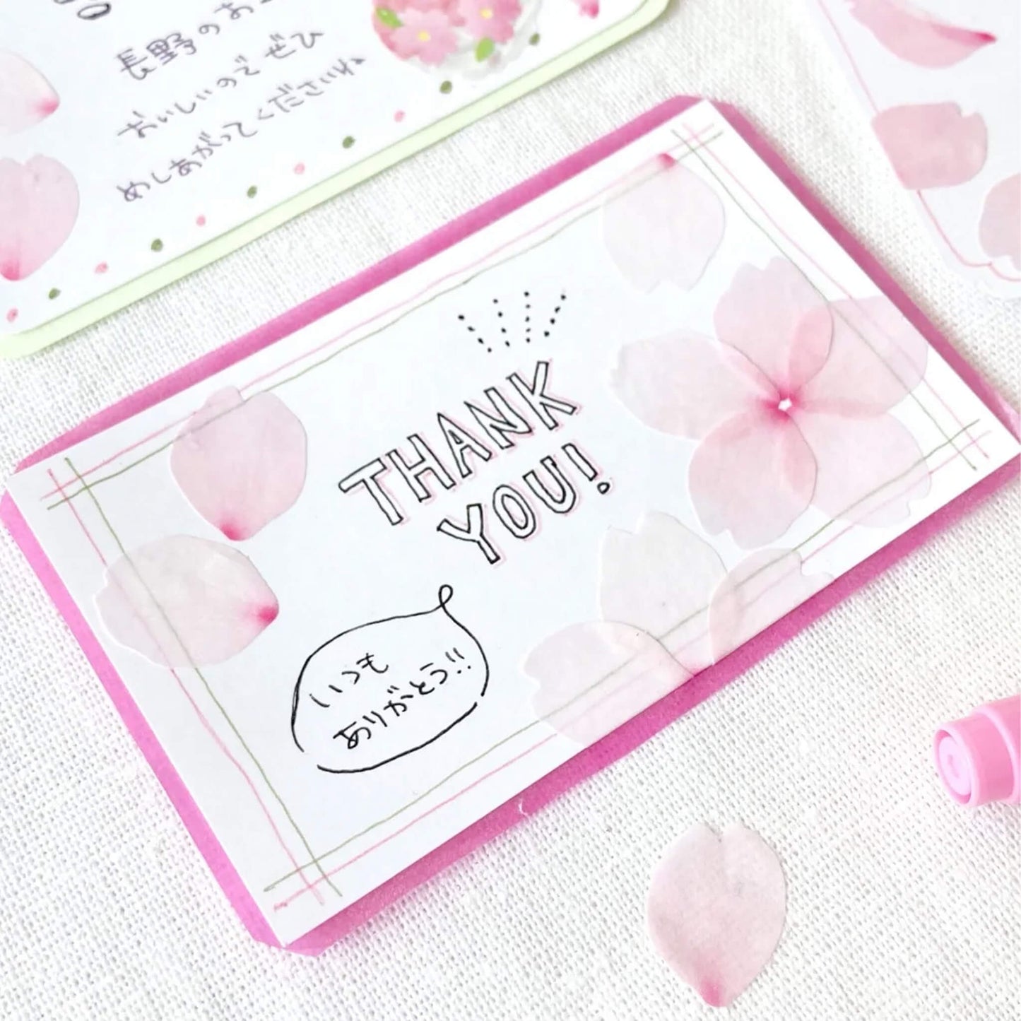 Bande Washi Roll Sticker - Cherry Blossom Petals - Roll Stickers