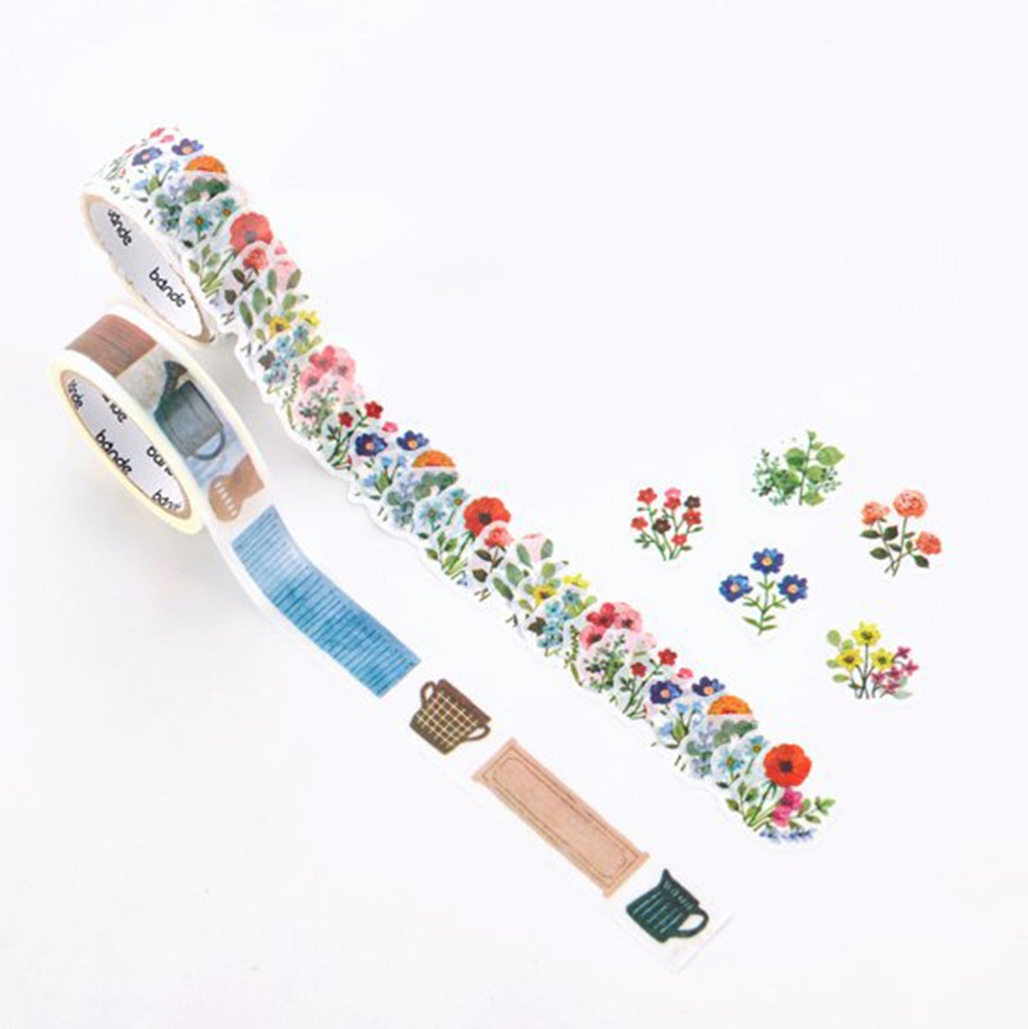 Bande Washi Roll Sticker - Flower Garden - Roll Stickers