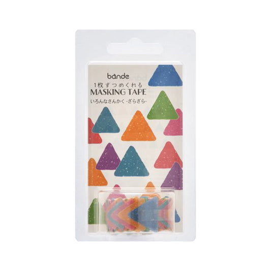 Bande Washi Roll Sticker - Rough Triangles - Roll Stickers