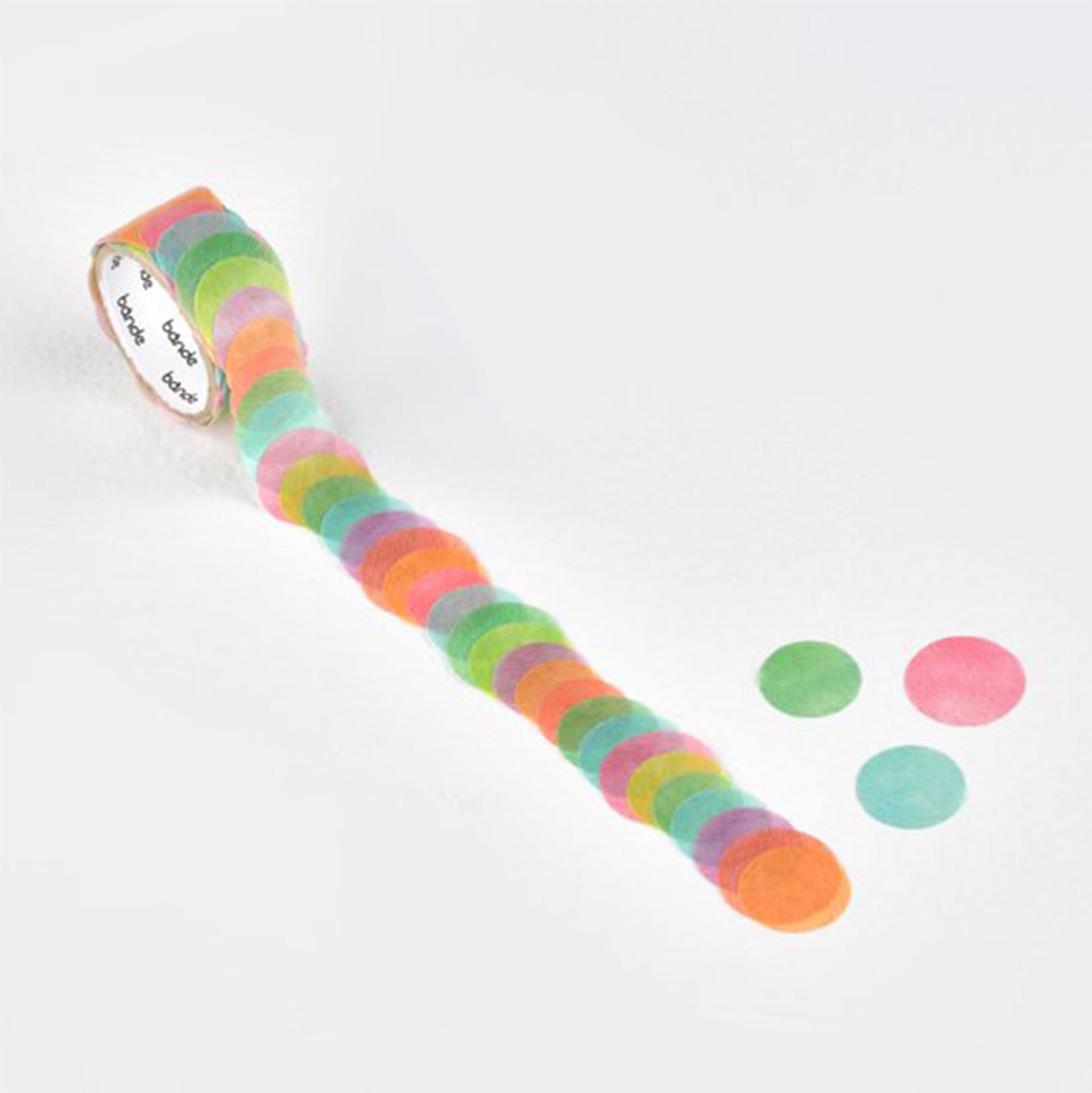 Bande Washi Roll Sticker - Soft Circles - Roll Stickers