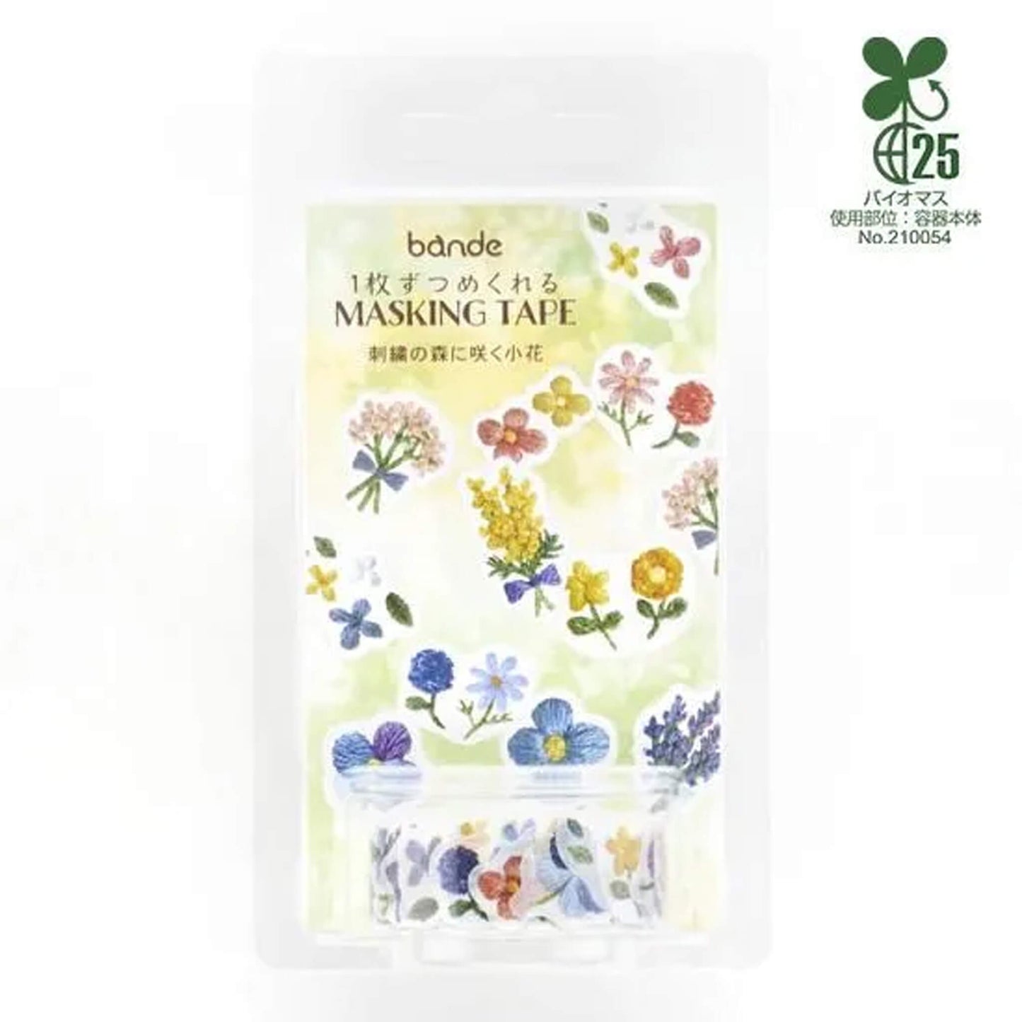 Bande Washi Sticker Roll - Embroidered Forest Flower - Roll Stickers