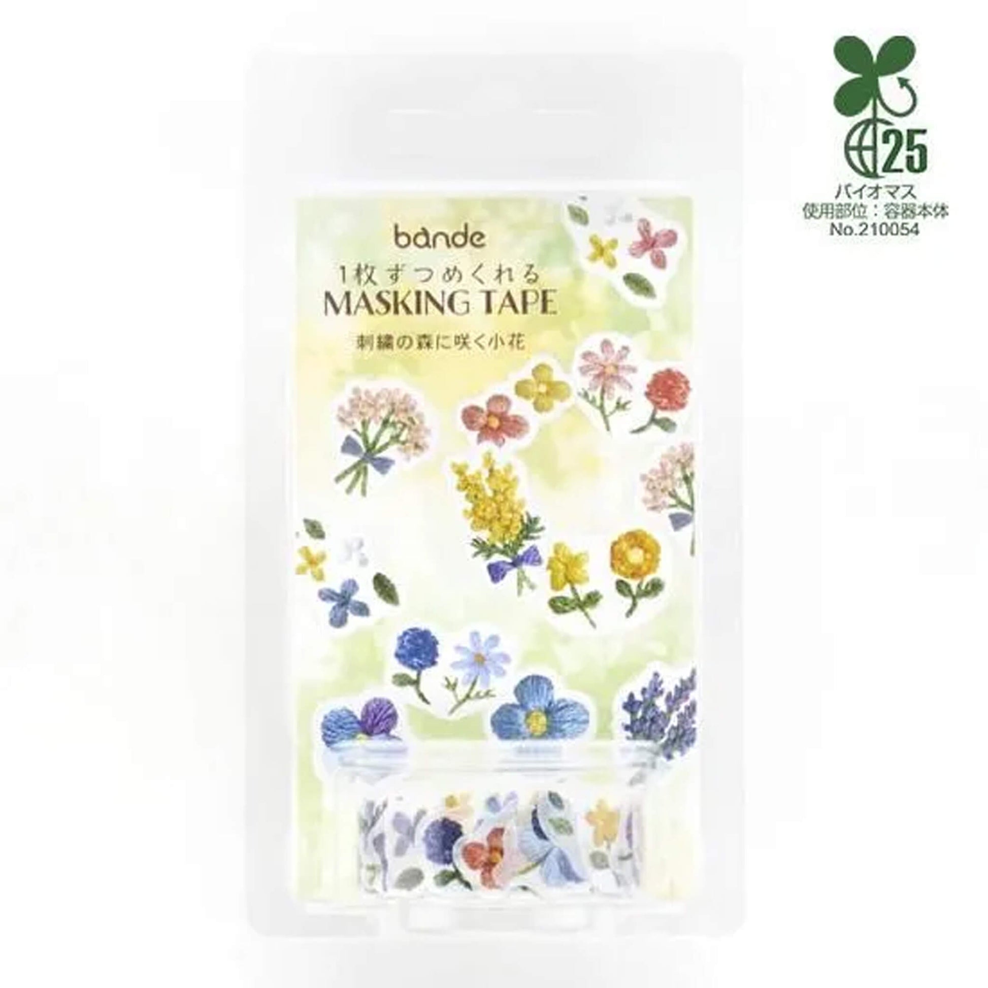 Bande Washi Sticker Roll - Embroidered Forest Flower - Roll Stickers