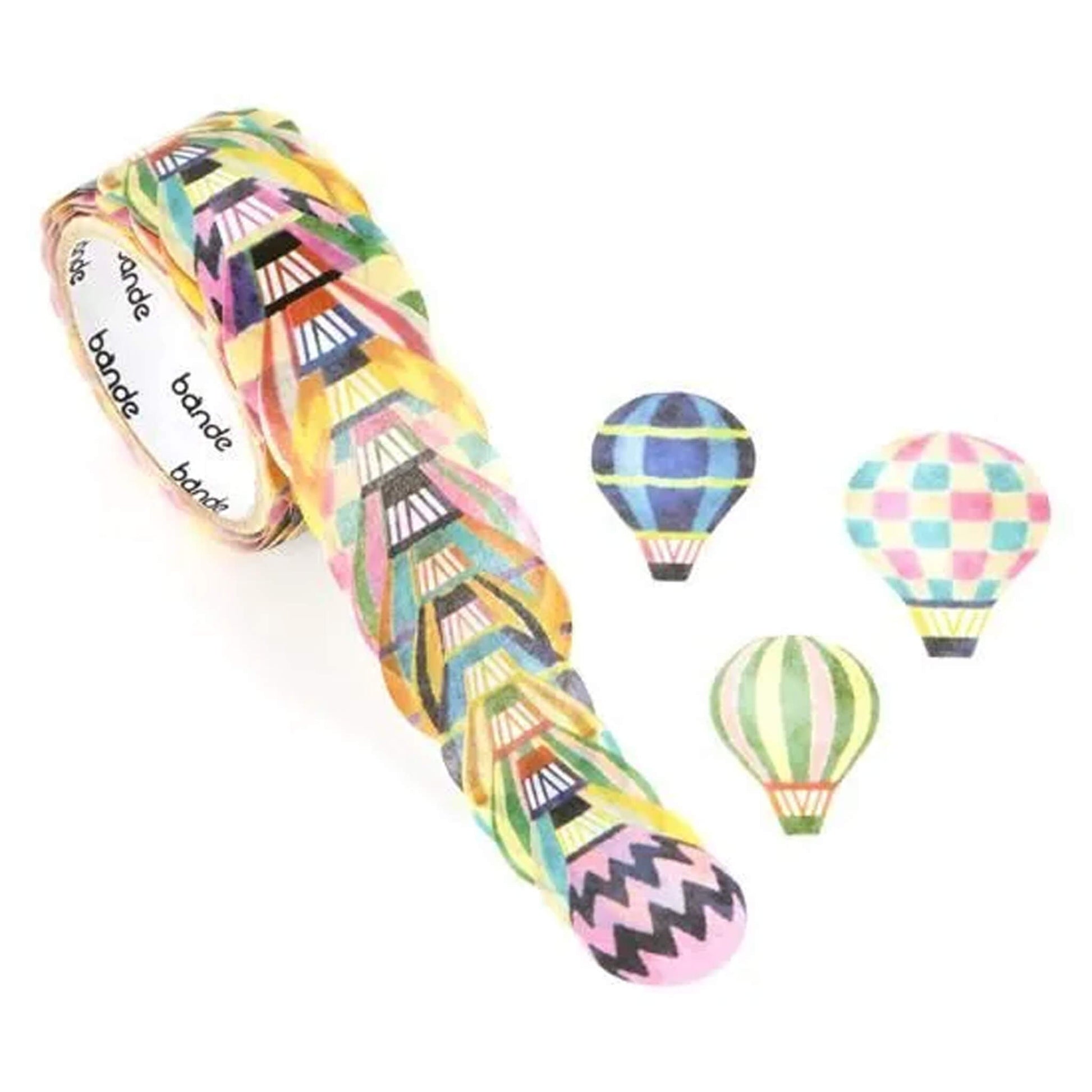 Bande Washi Sticker Roll - Hot Air Balloon (Reissue) - Sticker Rolls