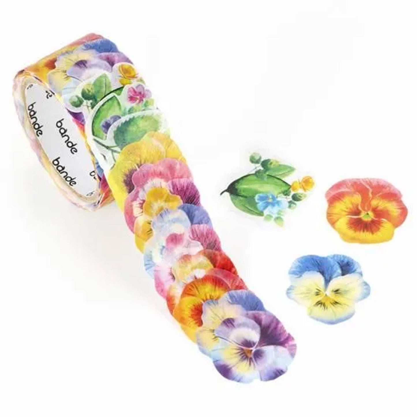 Bande Washi Sticker Roll - Pansy (Reissue) - Sticker Rolls