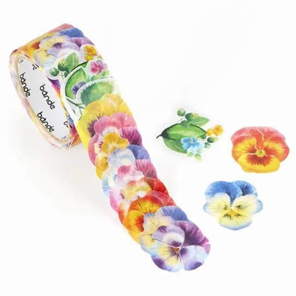 Bande Washi Sticker Roll - Pansy (Reissue) - Sticker Rolls