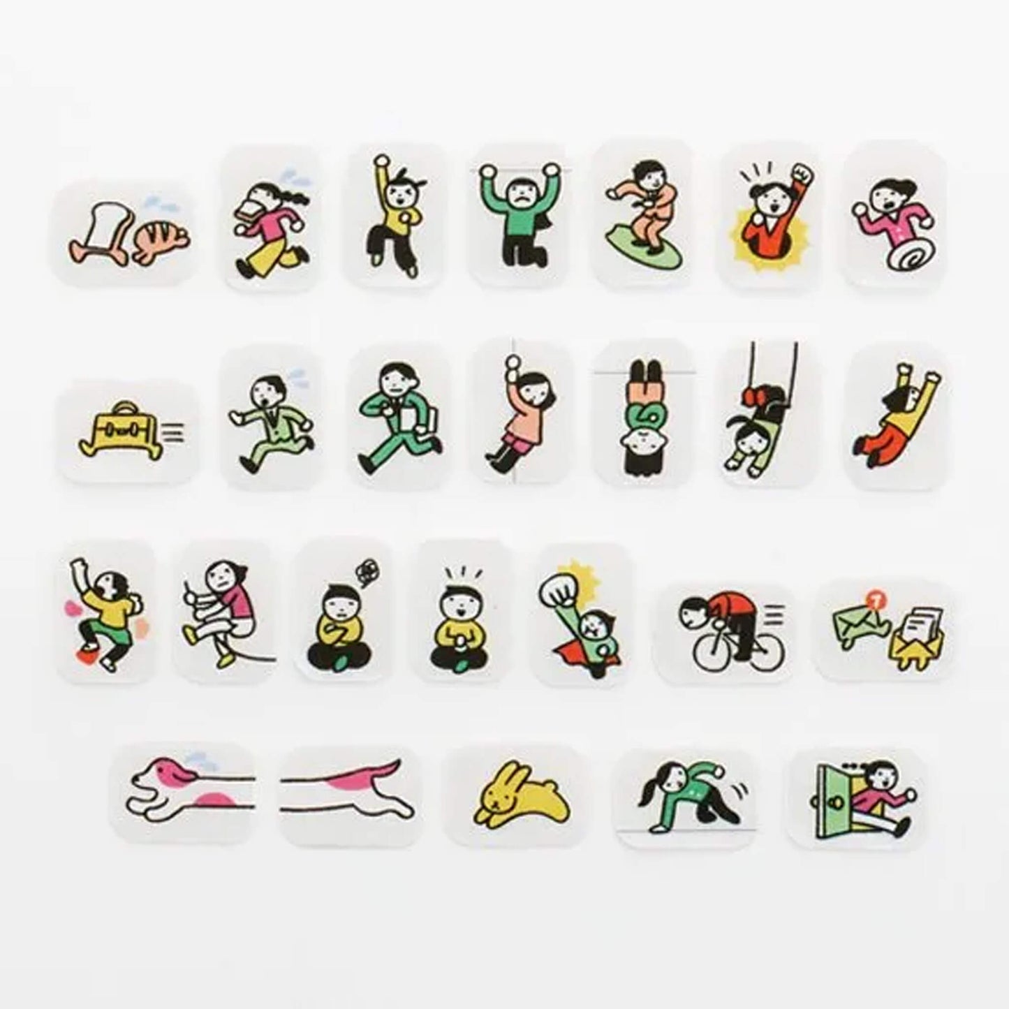 Bande Washi Sticker Roll - People Who Live in Your Planner, Busy as Ever - Roll Stickers