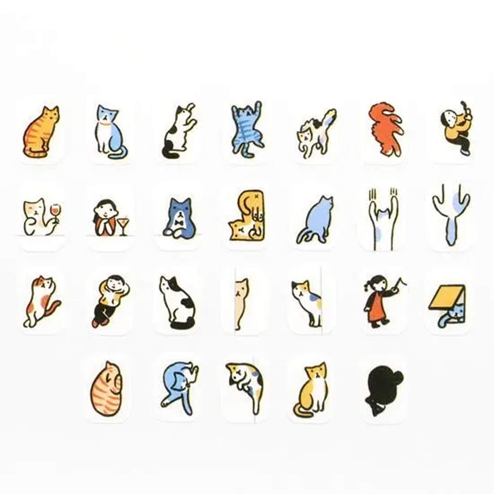 Bande Washi Sticker Roll - People Who Live in Your Planner, Full of Cats - Sticker Rolls