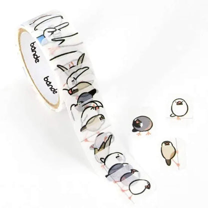 Bande Washi Sticker Roll - People Who Live in Your Planner, Full of Java Sparrows - Sticker Rolls