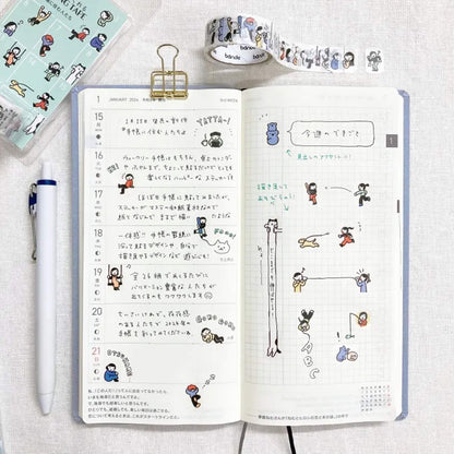 Bande Washi Sticker Roll - People Who Live in Your Planner - Sticker Rolls