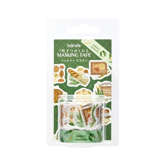 Bande Washi Tape Sticker Roll Set - Bakery Suzuran - Roll Stickers