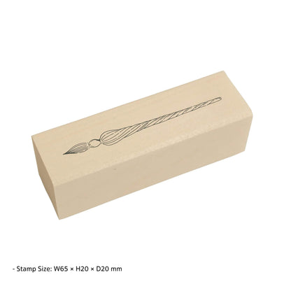 Beverly Ink no Aibo Stamp - Glass Pen - Rubber Stamps