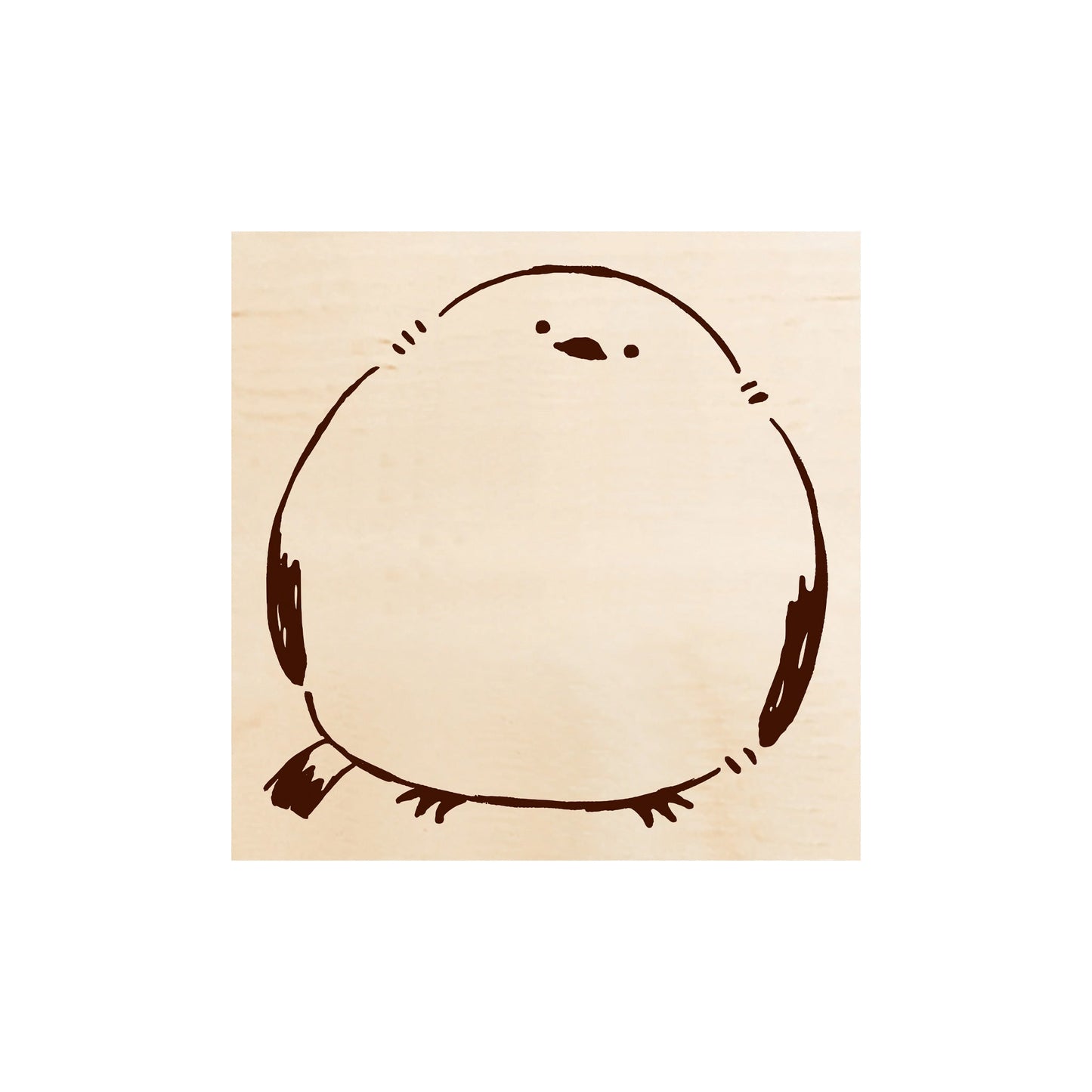 Beverly Irodori Stamp - Shimaenaga Close-up - Rubber Stamps