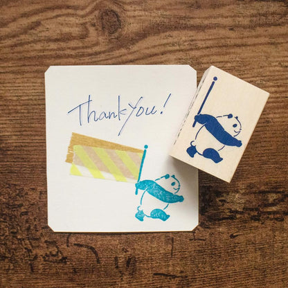 Beverly Masute no Aibo Stamp - Panda - Rubber Stamps