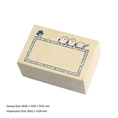 Beverly Masute no Aibo Stamp - Shimaenaga Frame - Rubber Stamps