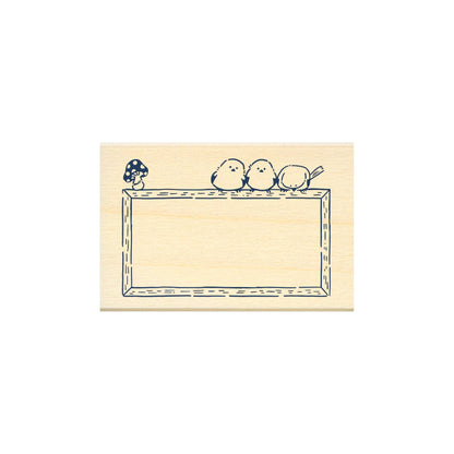 Beverly Masute no Aibo Stamp - Shimaenaga Frame - Rubber Stamps