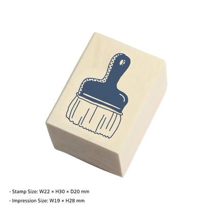 Beverly Masute no Aibo Stamp - Small Brush - Rubber Stamps