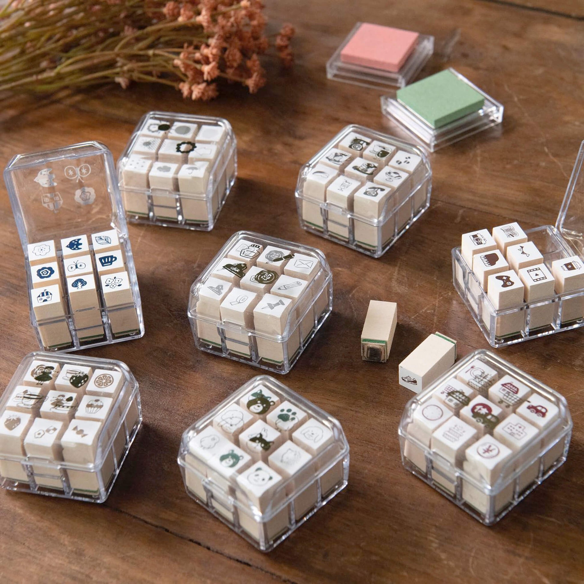 Beverly Mini Stamp Set - Beauty - Rubber Stamps