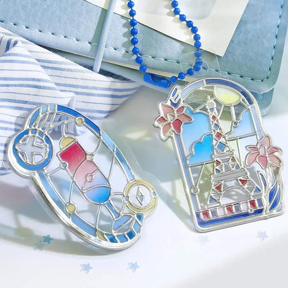 BGM 3D Clear Flake Sticker Café à la Mode・Traveling Windows - World - Flake Stickers