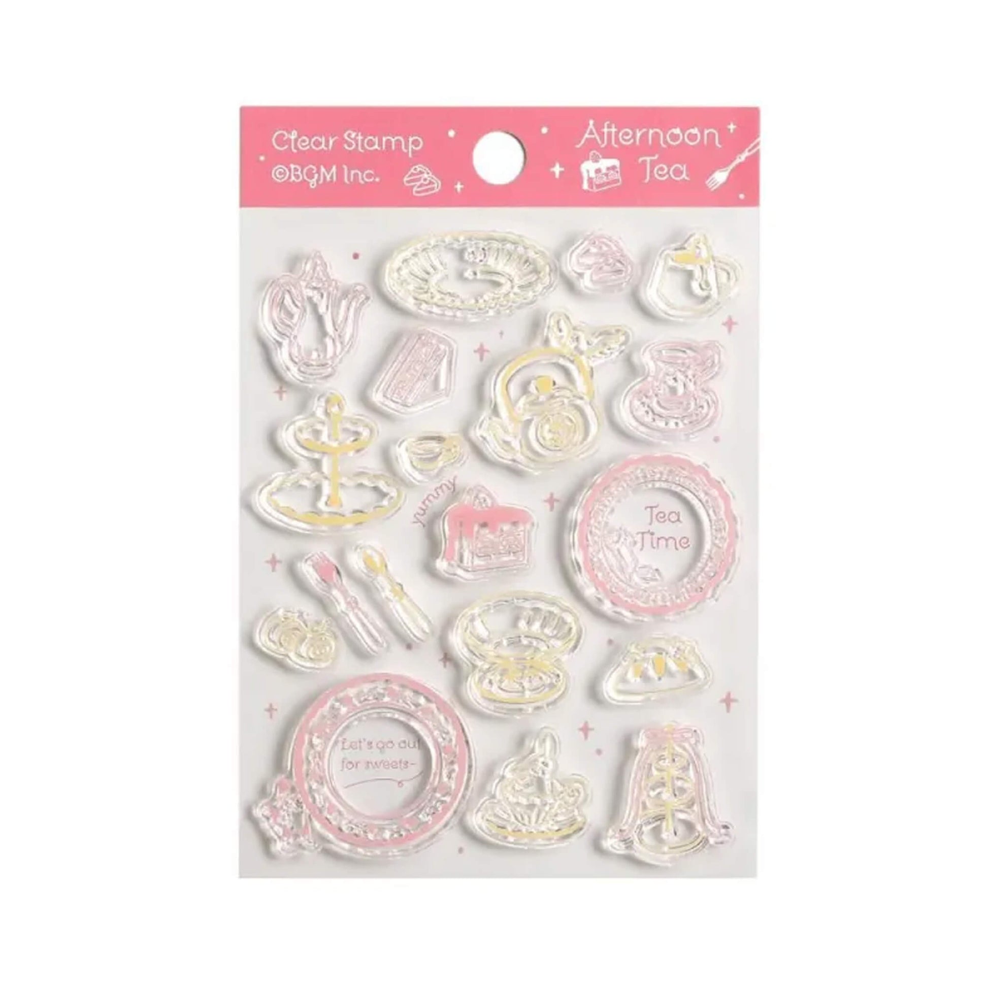 BGM Clear Stamp - Afternoon Tea - Clear Stamps