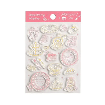 BGM Clear Stamp - Afternoon Tea - Clear Stamps