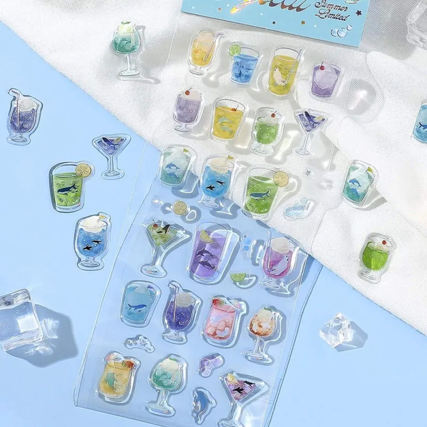 BGM Crystal Seal 2025 Summer Limited - Sea and Soda - Sticker Sheets