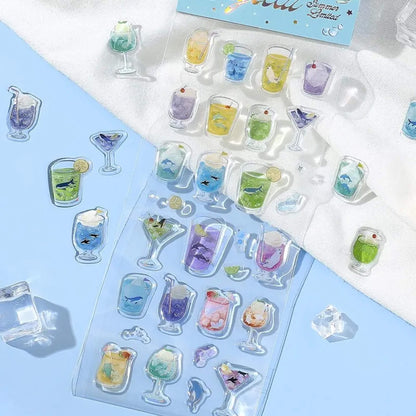 BGM Crystal Seal 2025 Summer Limited - Sea and Soda - Sticker Sheets