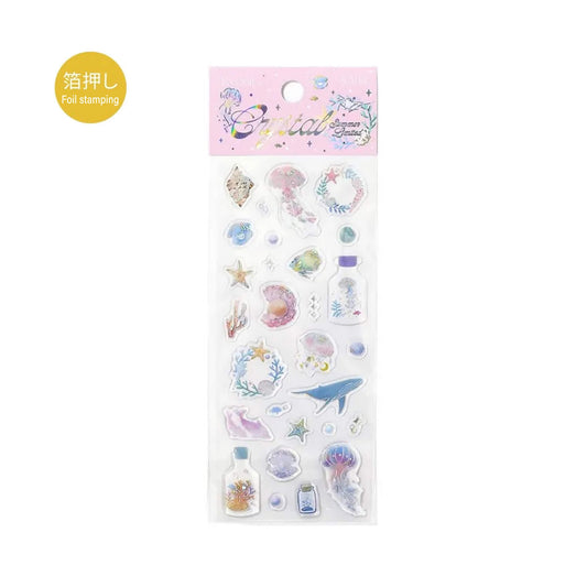 BGM Crystal Seal 2025 Summer Limited - Sparkle in the Waves - Sticker Sheets