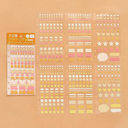 BGM Daily Palette Sticker Set - Citrus - Sticker Sheets