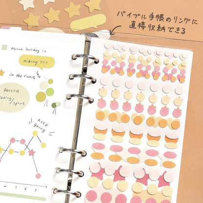 BGM Daily Palette Sticker Set - Raspberry - Sticker Sheets